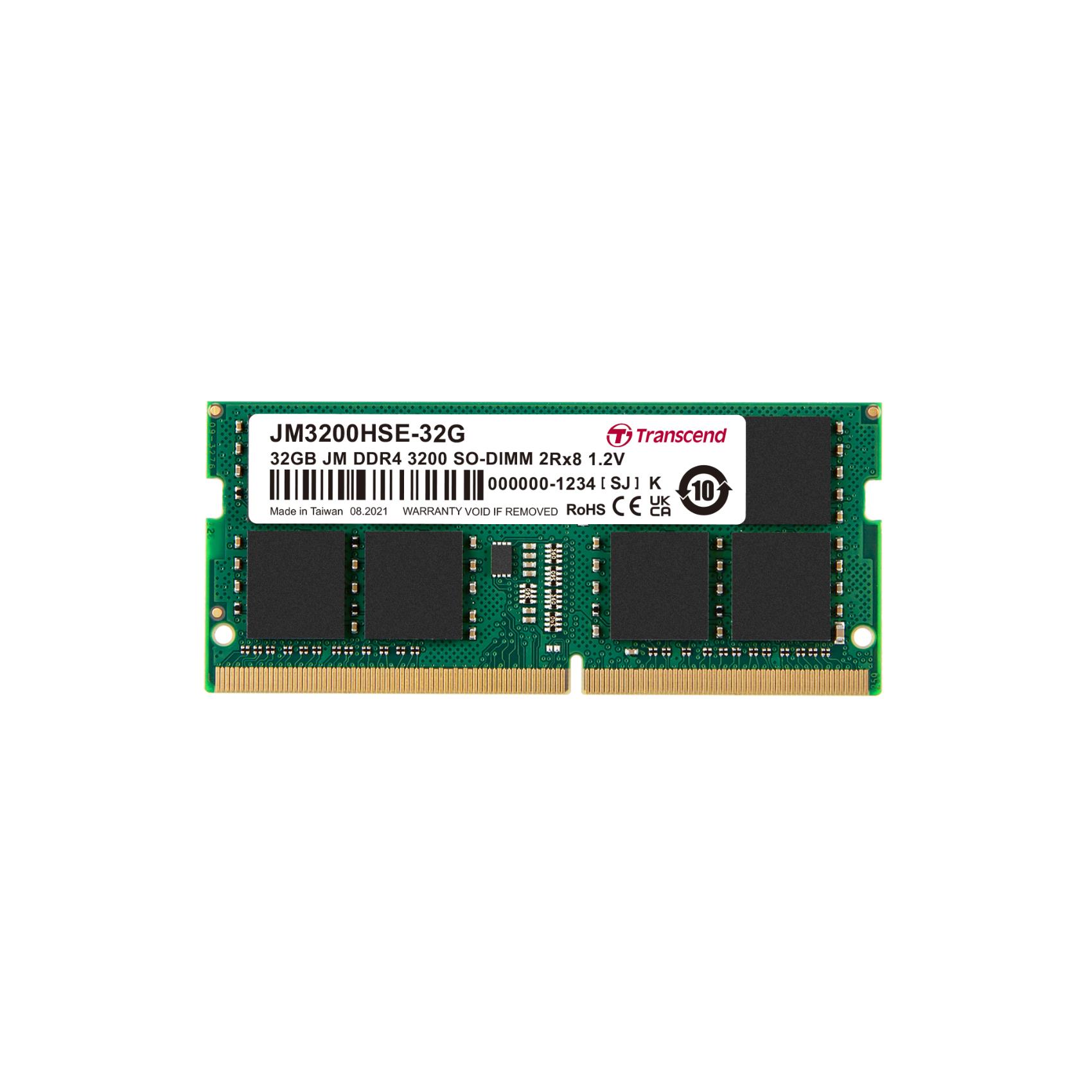Transcend 32GB JM DDR4 3200 SO-DIMM 2RX8